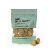 The Mallows Golden Hearts - Skumfiduser med Dulce Chokolade og salt 90 g - FORUDBESTIL NU
